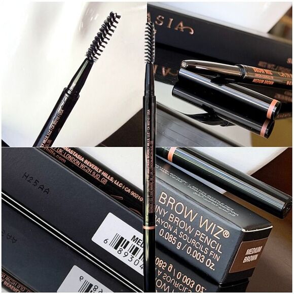 BNIB Anastasia Beverly Hills Brow Wiz Skinny Precision Brow Pencil Medium Brown - Picture 12 of 12